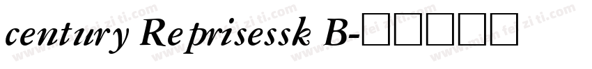 century Reprisessk B字体转换